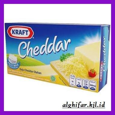 

Ujekujek- Keju Kraft Cheddar 165 Gr -Original.