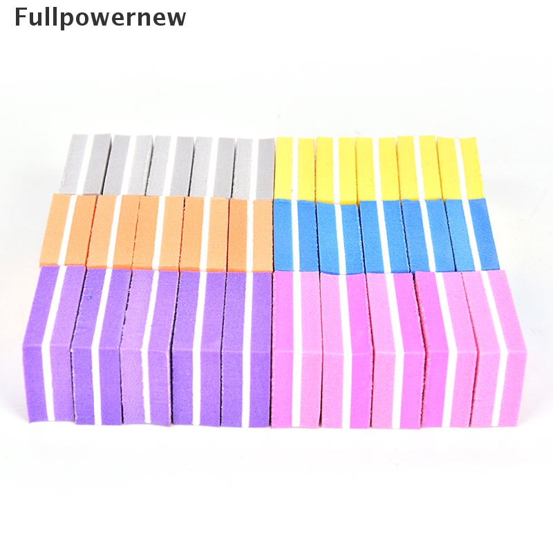 [FULL] 20pcs Square Nail Sanding Sponge Buffers File Grinding Polishing Manicure Tools