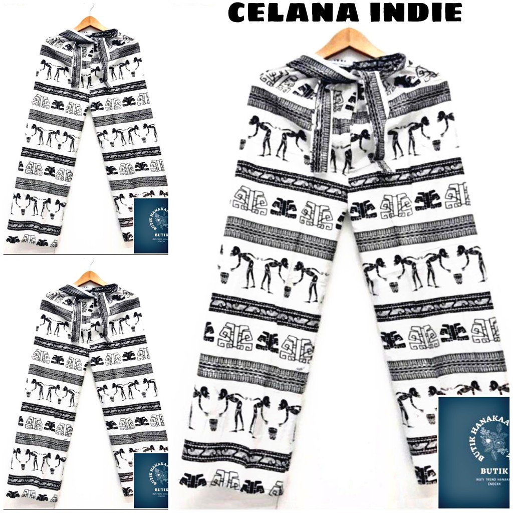 Celana Indie Tali Pria/Wanita (Unisex)