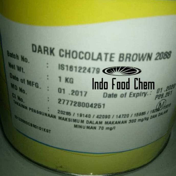 

31.87-Kue- Dark Chocolate , Pewarna Makanan & Minuman Water Base -Terlengkap-Termurah-Dijamin.