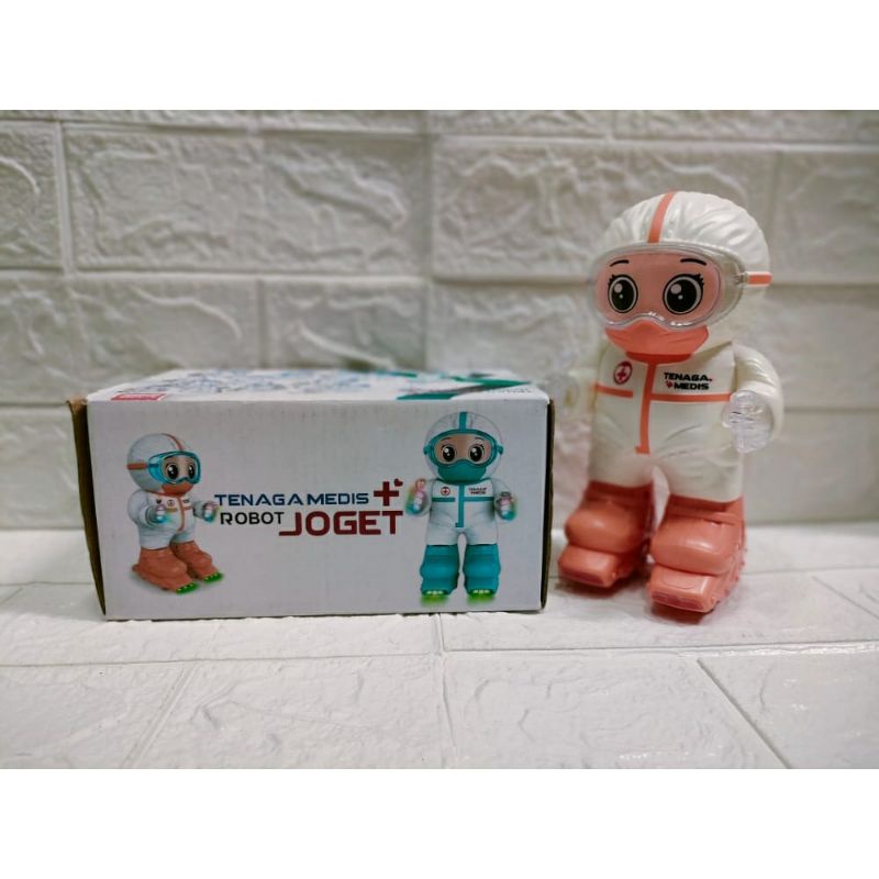 MAINAN ANAK ROBOT DOCTOR TENAGA MEDIS COVID ROBOT JOGET
