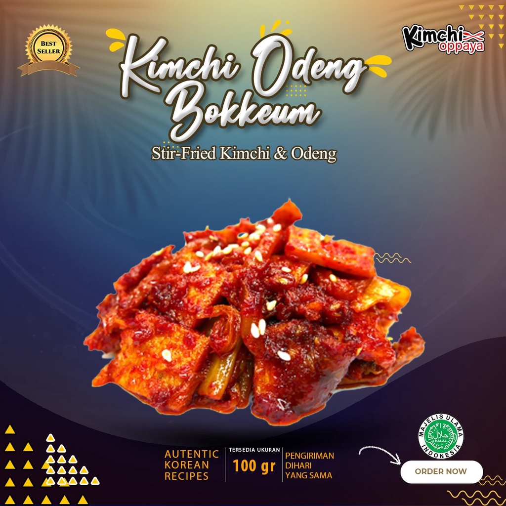 

Kimchi Odeng Bokkeum / 김치오뎅 볶음 / Stir-fried Kimchi & Odeng / Kimchi Odeng Goreng 120Gr