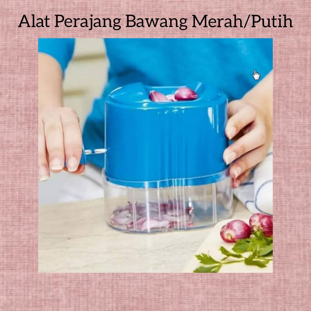 Alat Perajang Bawang Merah / putih alat iris bawang / pengiris bawang