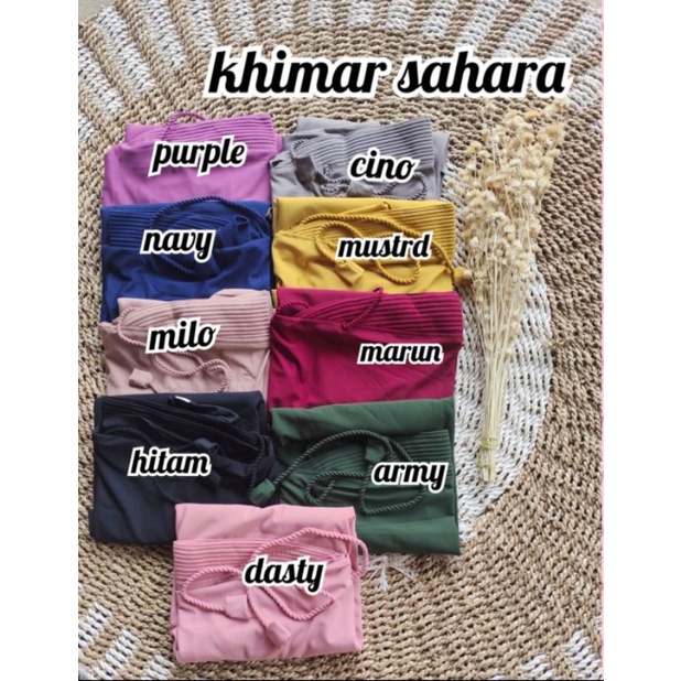 Khimar Sahara ORI Wahyu by safira