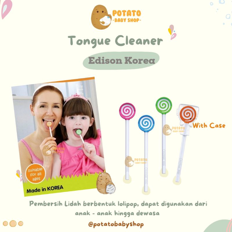 Edison Tongue Cleaner Lollipop - Pembersih Lidah