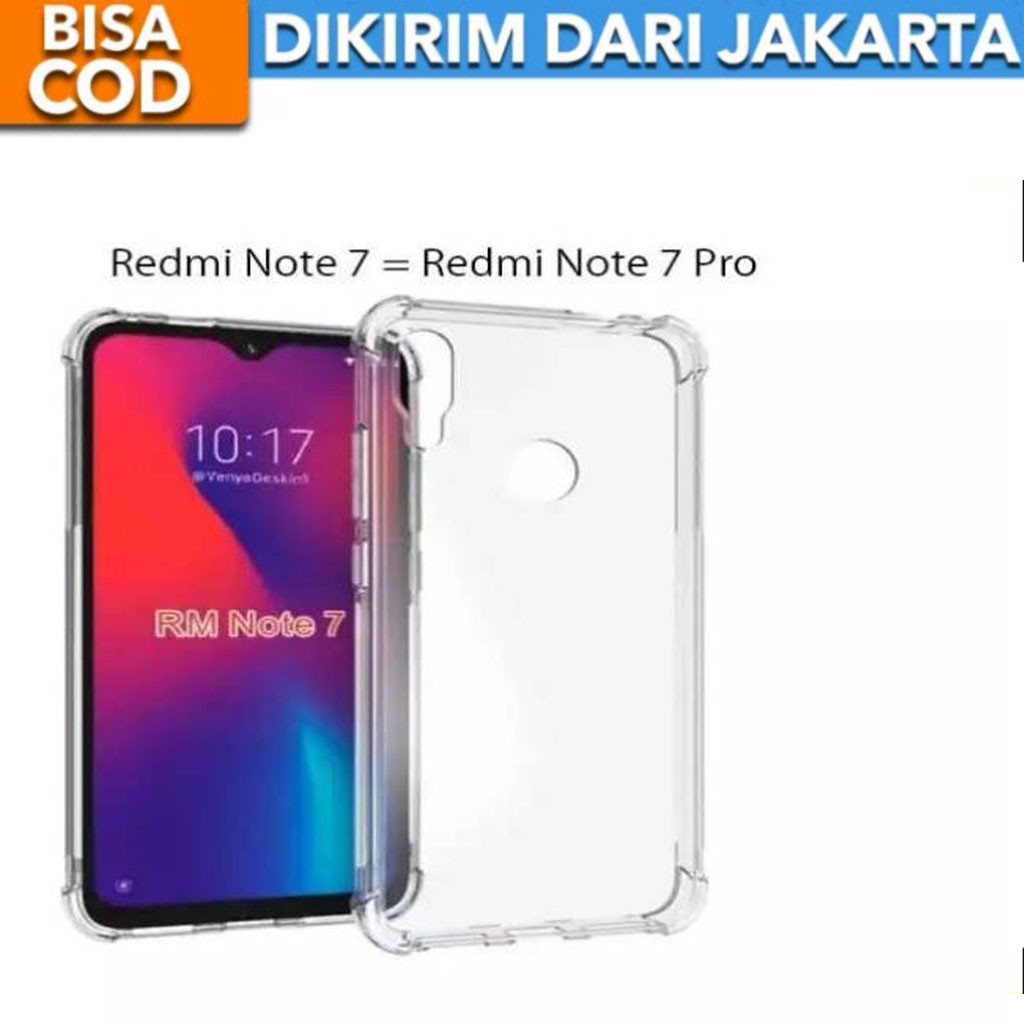 Casing Xiaomi Redmi Note 7 / Redmi Note 7 Pro Anti crack SoftCase