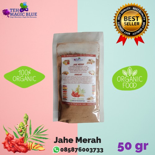 

Jahe Merah Bubuk (Original 100%) Murni/Wedang Jahe/JSR/Herbal/Rempah Powder