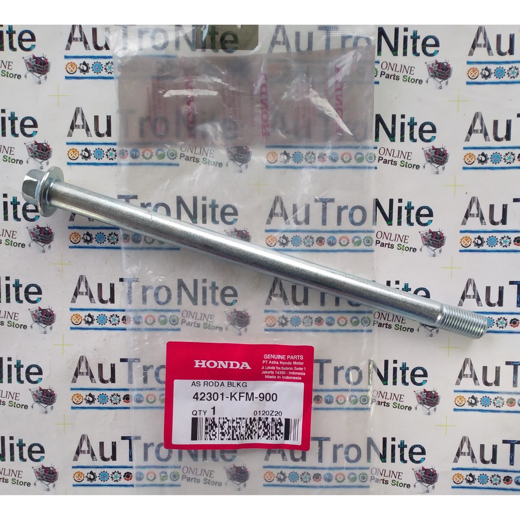 AS Roda Belakang AXLE Rear WHEEL 42301-KFM-900 Ori Honda Supra Fit Depan Genio Scoopy Beat Street LE