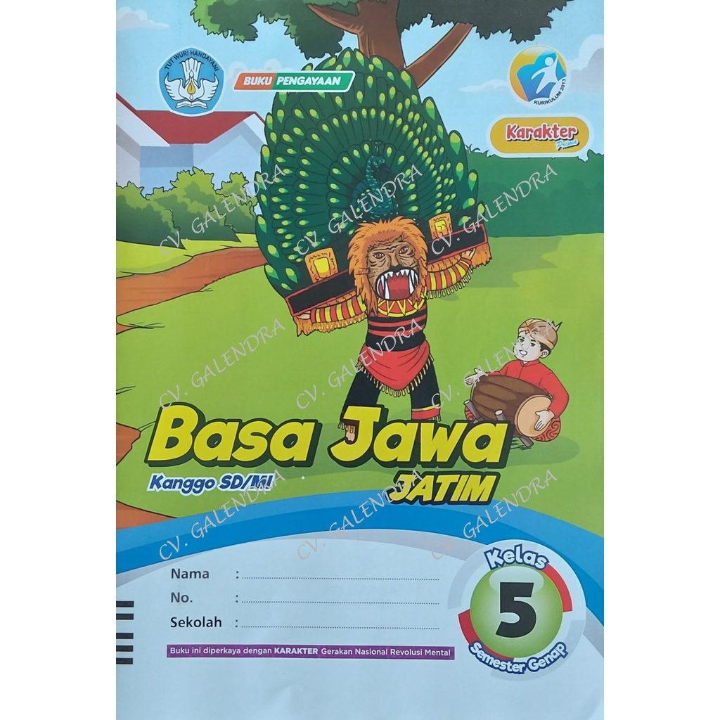 LKS Basa Jawa Jatim  – Karakter Prima MI Kls 5 Semester 2