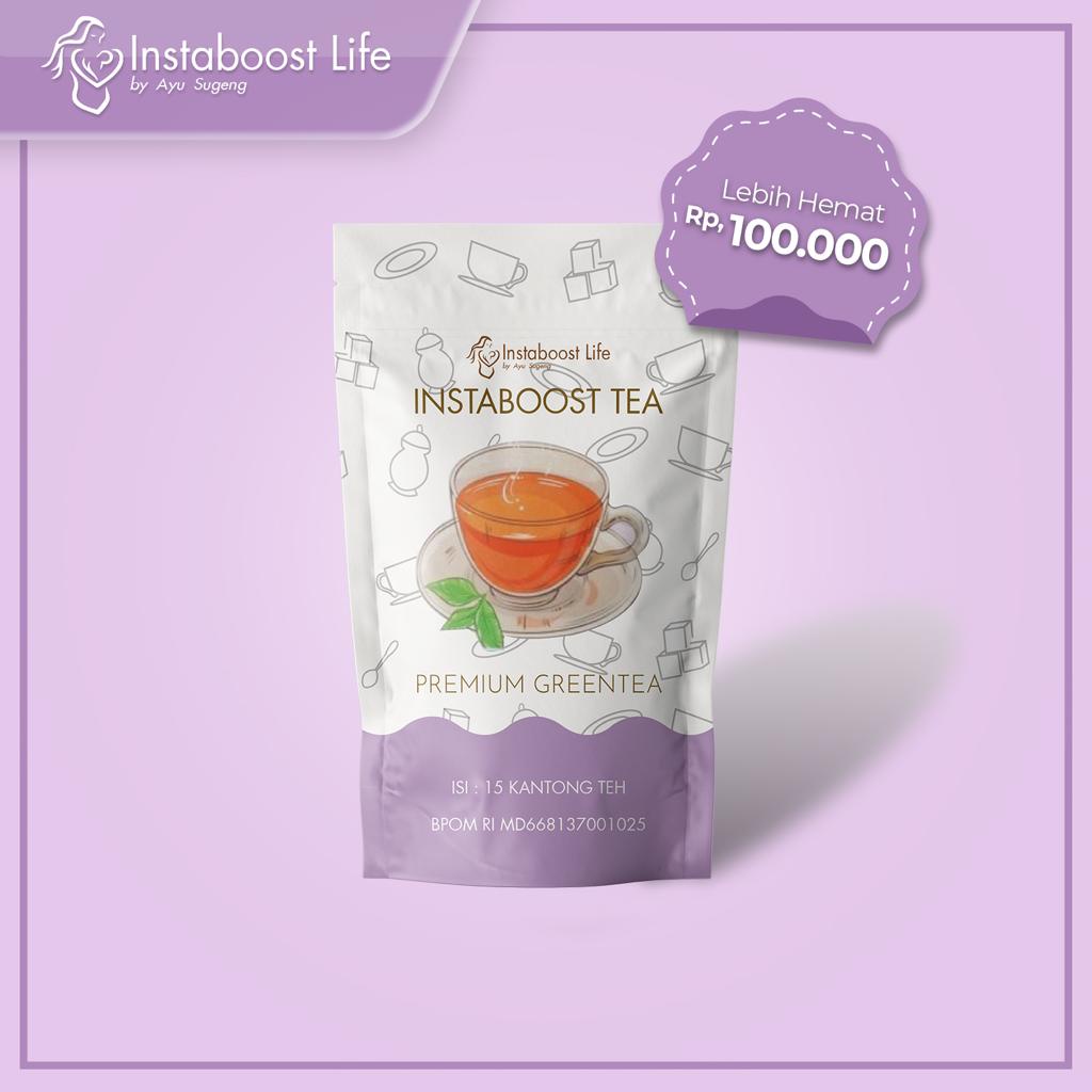 AGEN RESMI SURABAYA INSTABOOSTLIFE BY AYU SUGENG Instaboost tea 15 day (tea detox)