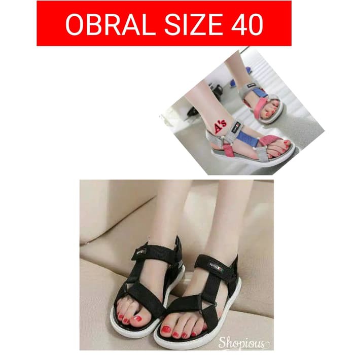 TERMURAH | TP | (OBRAL) SANDAL JJ18 UK40 / Sandal / Sepatu Wanita / Sandal Wanita