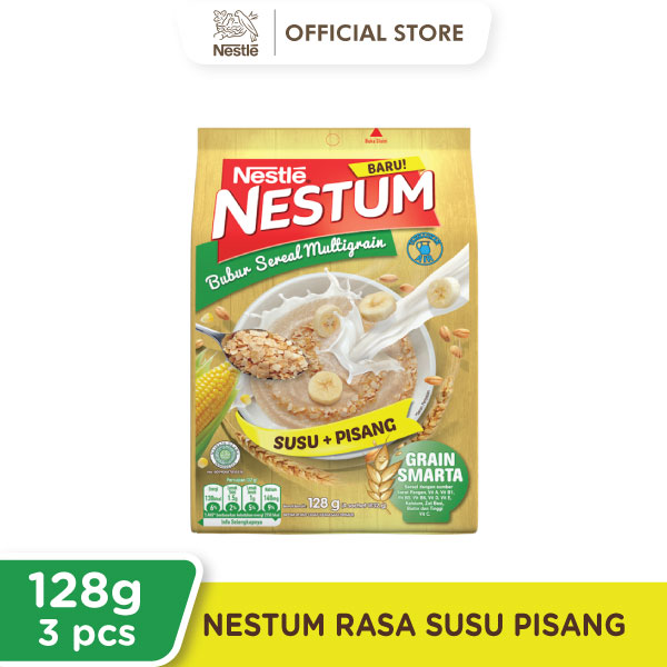 

Nestle Nestum Susu + Pisang (32 gr x 4) 3 pcs - Bundling