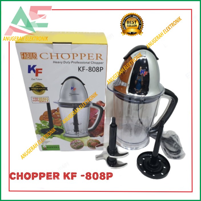 Chopper Food Processor Heavy Duty 1,5L KF 808P - Blender multifungsi