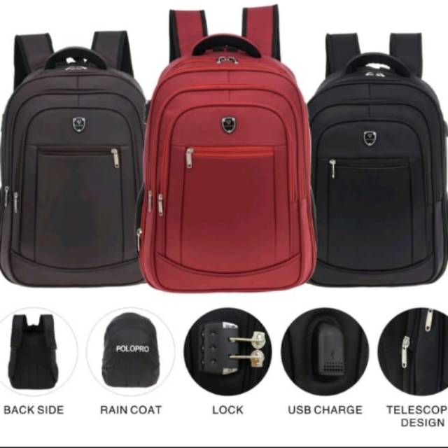 Tas Ransel/Tas Ransel backpack Laptop anti air