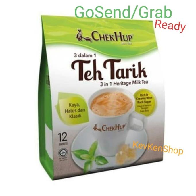 

[COD] ChekHup 3in1 Teh Tarik Malaysia Chek Hup Milk Tea 12 sachet [COD]