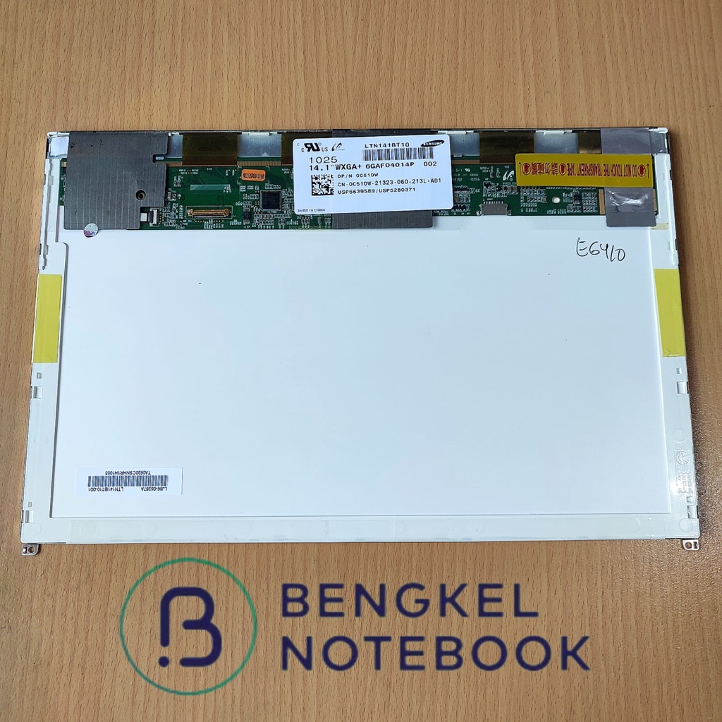 LCD 14.1&quot; LED Dell E6410 E5410 LP141WX5 TPP1 B141EW05 V.5 LTN141AT16 N141I6-D11 1280*800 30pin +Packing kayu