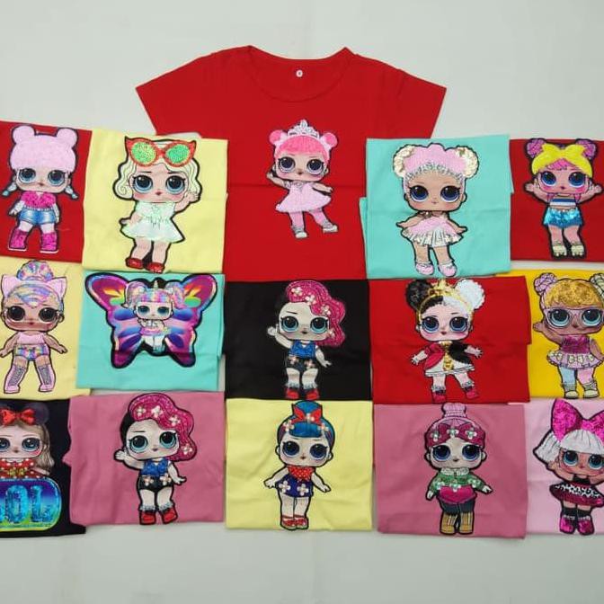 2929 RANDOM KAOS LAMPU LED LOL ANAK - 2-3 tahun