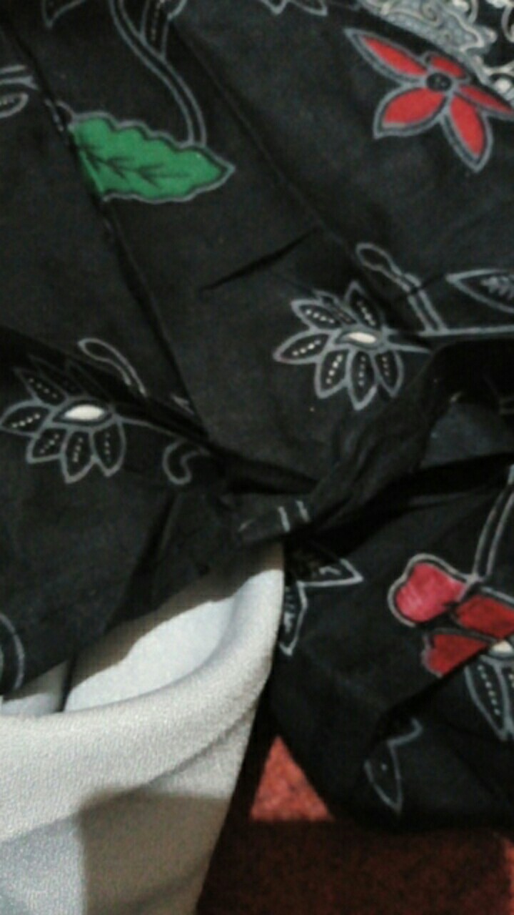 Gamis Batik Anjani Motif Kombinasi Warna Brocade Maxi Wanita Modern Premium Exclusive Seragam