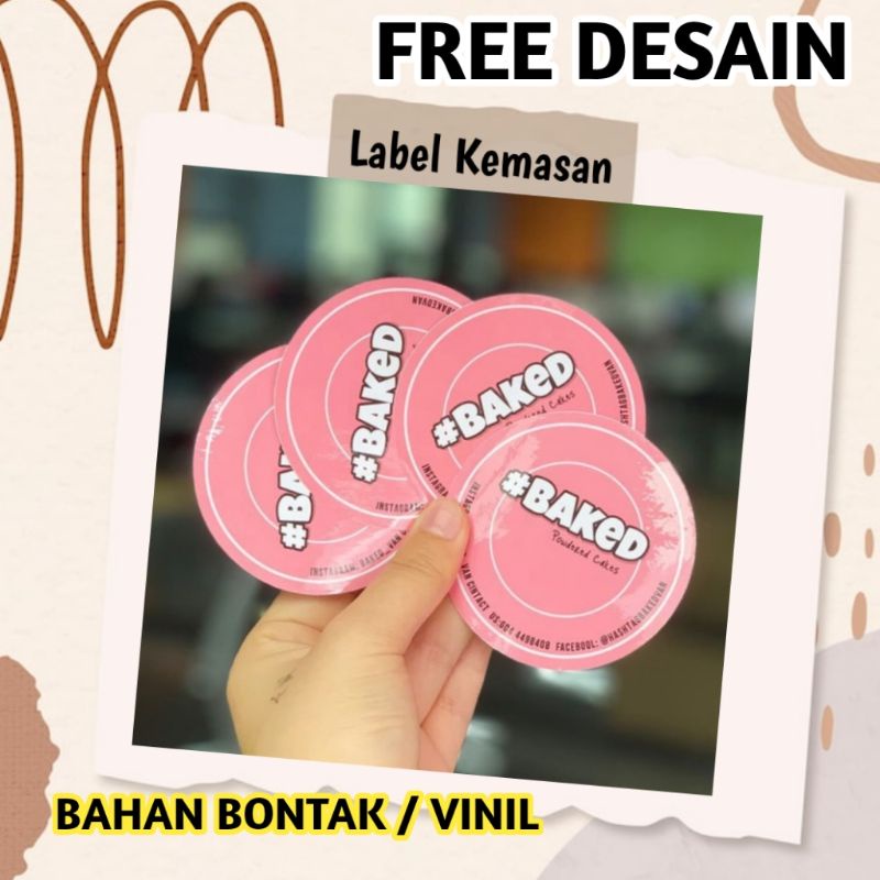

CETAK STIKER LABEL KEMASANMU / STIKER CUTTING ZA1