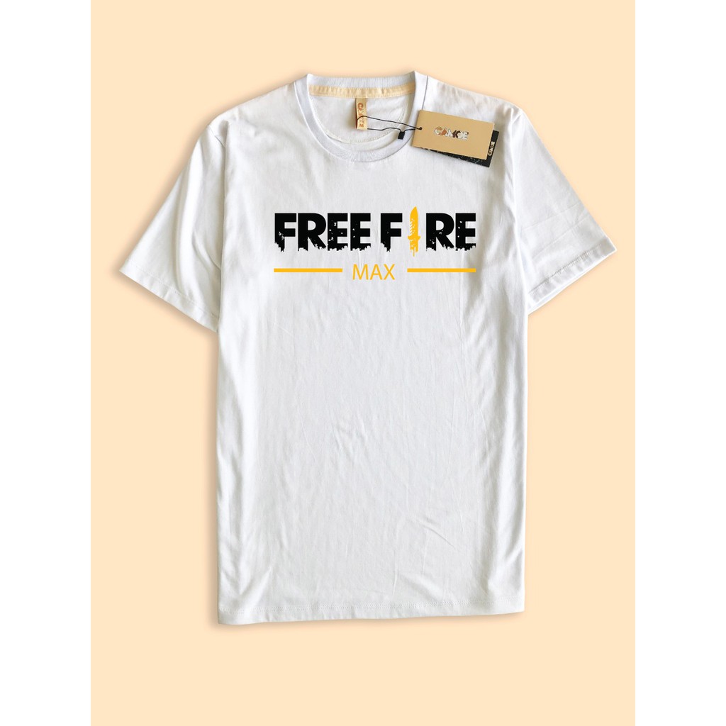 Kaos Baju Tshirt desain games online Free Fire Max