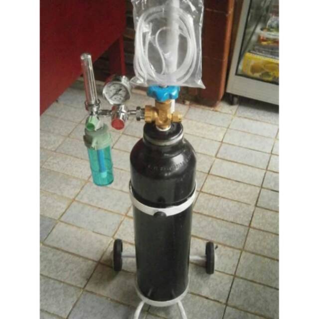 Tabung oksigen perawatan dan kesehatan