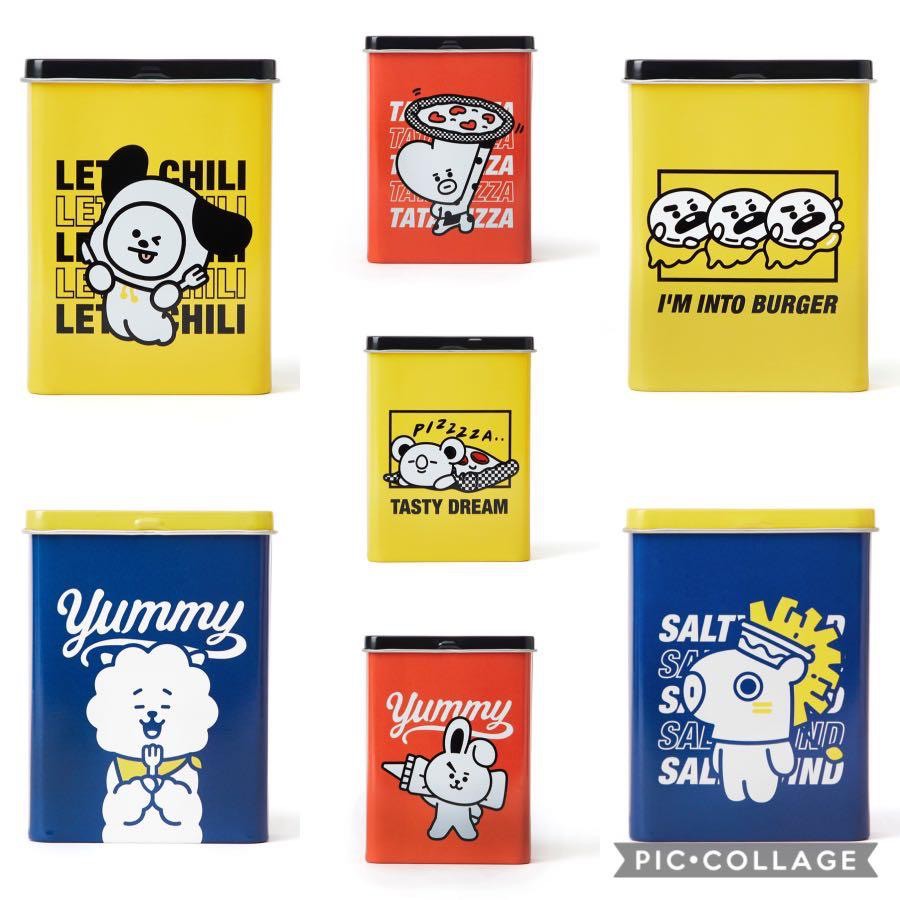 BT21 BAND AID WITH TIN CASE 50 PCS 100% ORIGINAL (SISA COOKY DAN RJ SAJA)