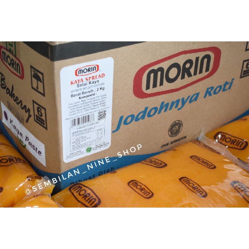 

MORIN Selai KAYA Paste Spread 2 KG SRIKAYA Olesan Isian Roti Selay