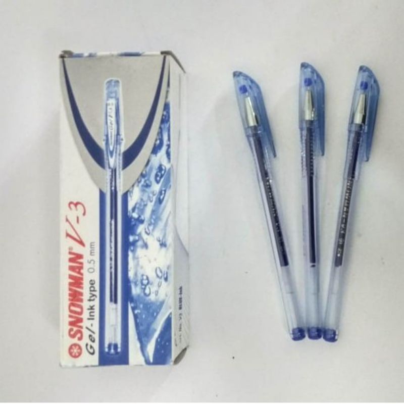 

Pulpen Gel Snowman V-3 (0,5mm)
