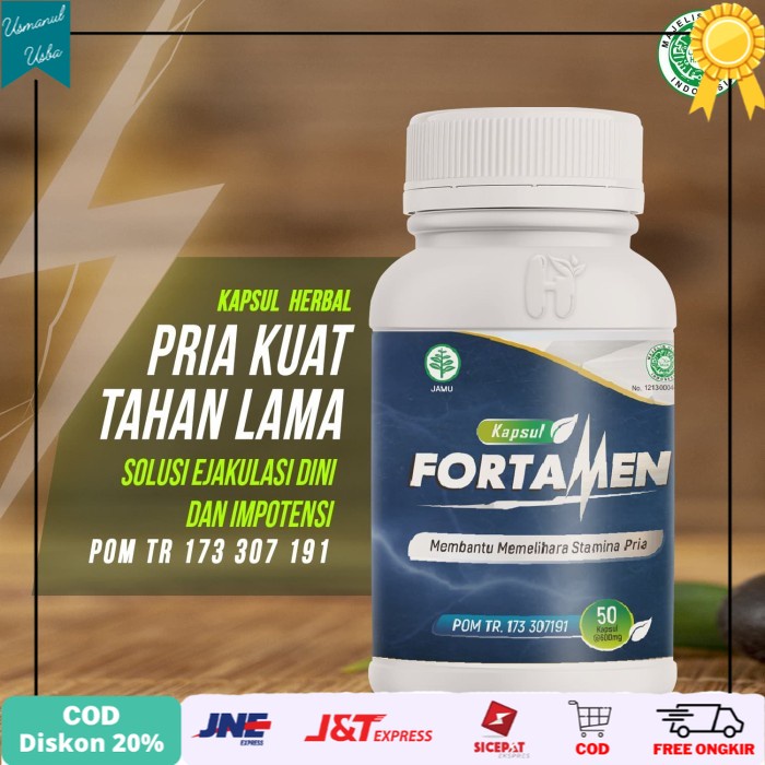 

❤COD❤ FORTAMEN obat herbal vitalitas pria