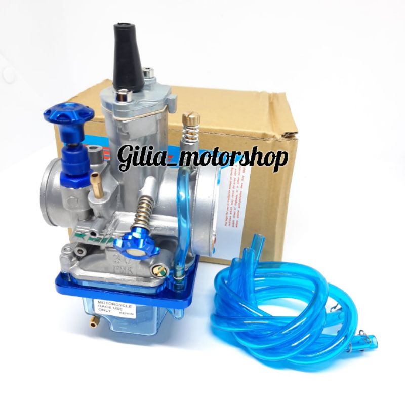 karburator Karbu Pwk28 - pwk30 - pwk32 - Pwk34 Mika Biru Transparan Keihin Racing Carburetor Karbu