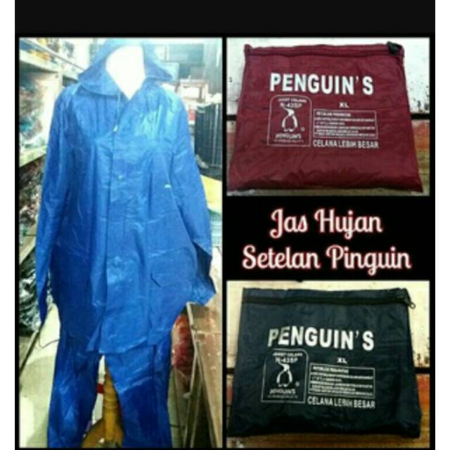 Jas hujan jaket celana penguin's N-43SP / N-41SP / jaket celana penguins parasit