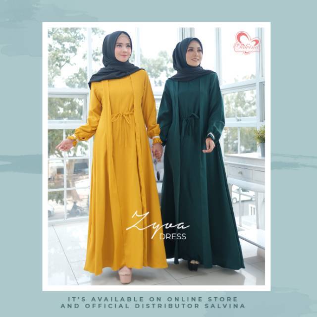 Zyva dress gamis Zyva by Salvina