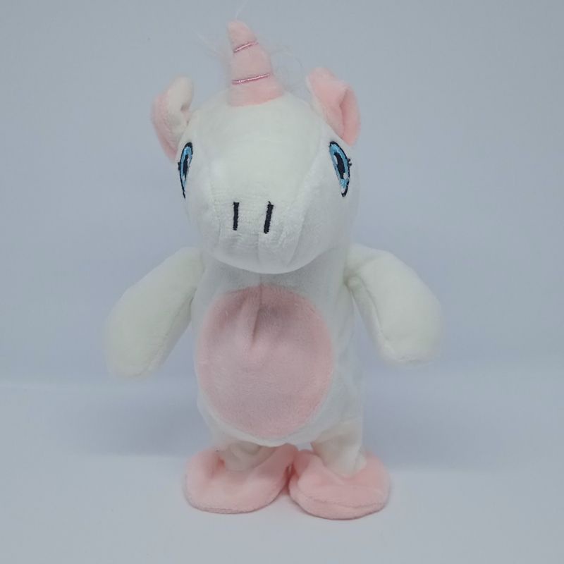 Mainan bayi boneka talking unicorn merekam suara free bungkus kado