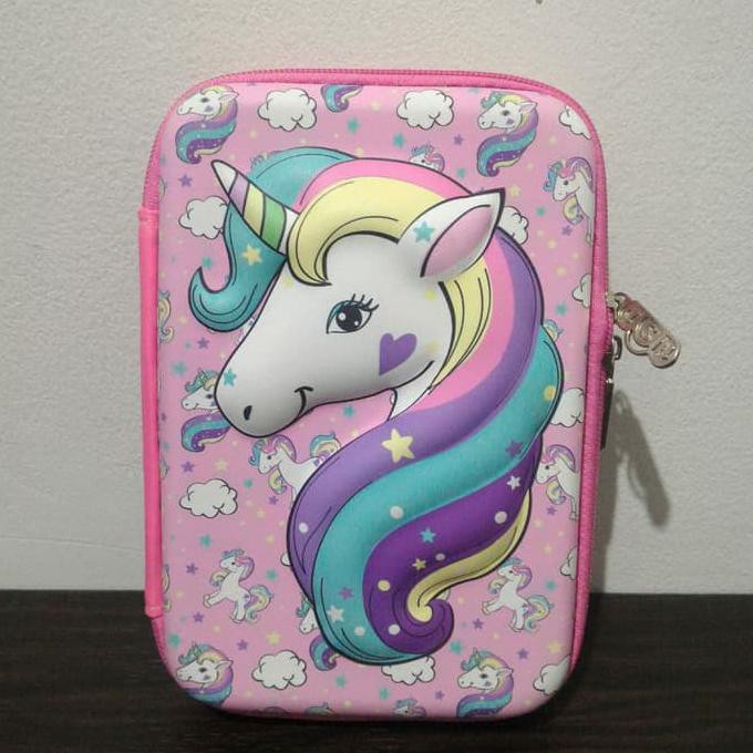 

PROMO Tempat Pensil Anak Karakter LOL Unicorn Pony Kotak Pensil Pencil Case - UNICORN PINK DR479