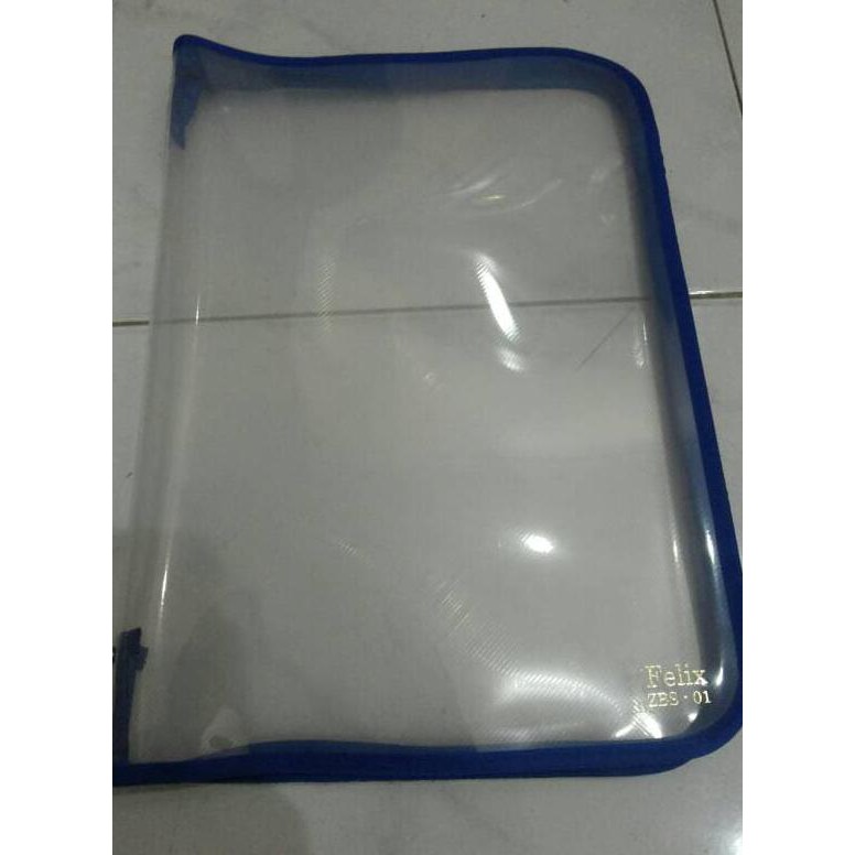 

Map Zipper Plastik Felix Polos Biasa (Zbs-01) - Merah Produk Real Picture
