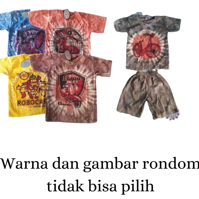 kaos batik anak