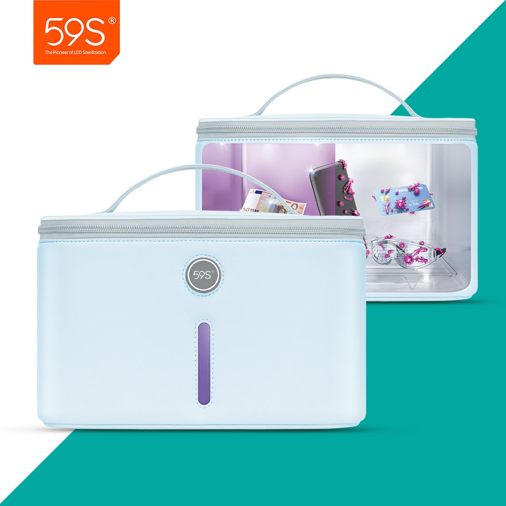 

59S P55 UV Sterilizer Bag Tas Sterilizer Membunuh 99.9% Virus untuk Masker/HP/Baju