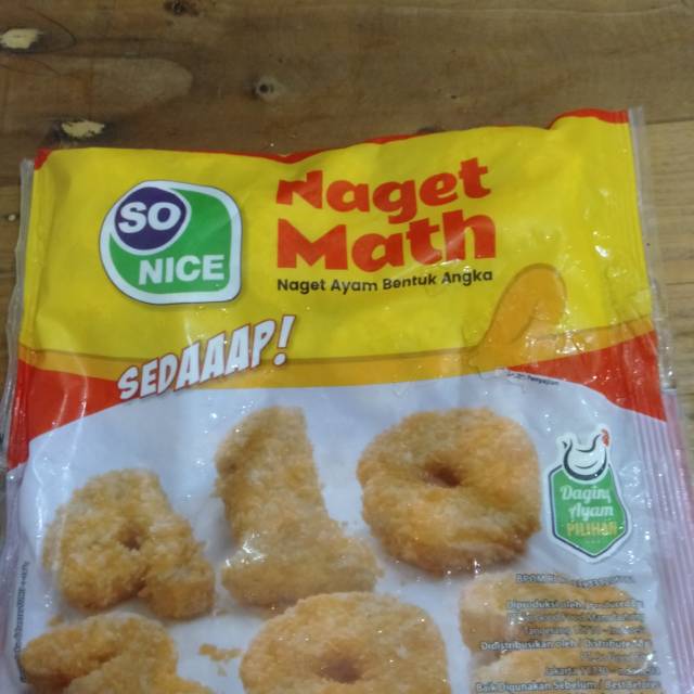 

So nice nugget math (nugget angka) 250 g sedaaaap coy