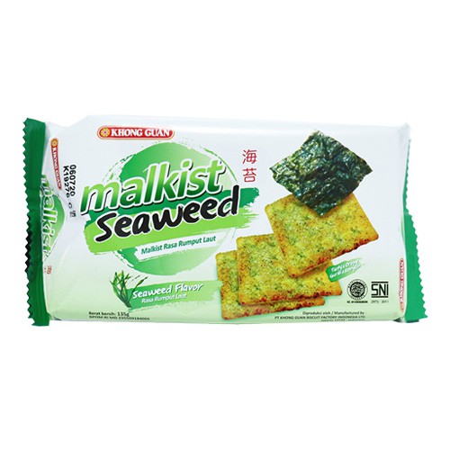 

KHONG GUAN Malkist Seaweed 135 gram - Biskuit Cracker