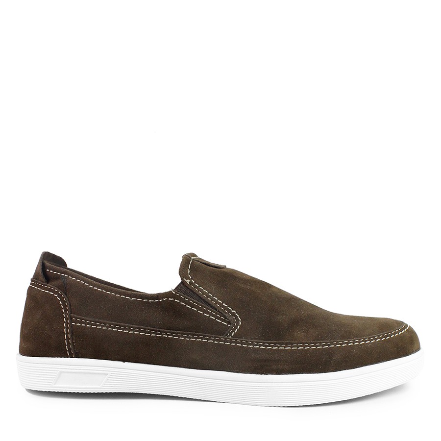 MS SHOP - Sepatu Selop Pria Walkers Ruki Suede Kasual Slipon Keren Terbaru Santai Cowok Kerja Kuliah