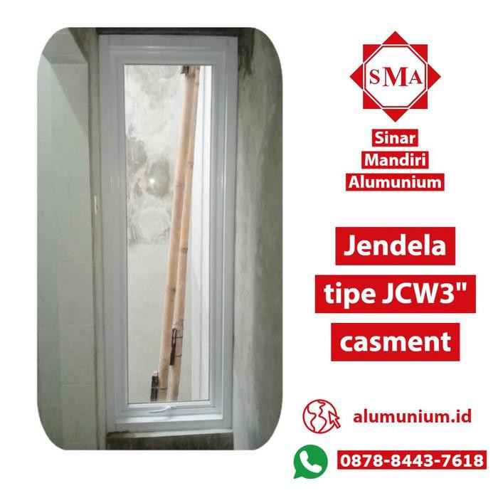 Jendela Aluminium / Kusen Jendela Aluminium / Ukuran 40 x 180