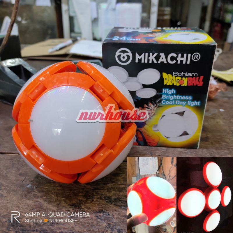 bohlam lampu hias dragonball