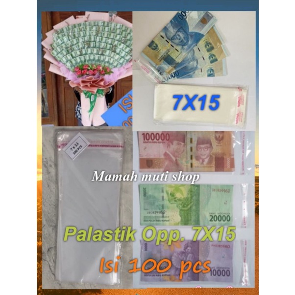 PELASTIK OPP 7X15 ISI 100 PCS