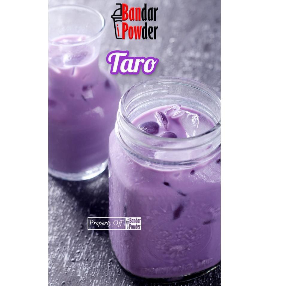 

[ SALE ] Bubuk Taro Mix Gula 1kg - Serbuk Minuman Ubi Premium - Bandar Powder