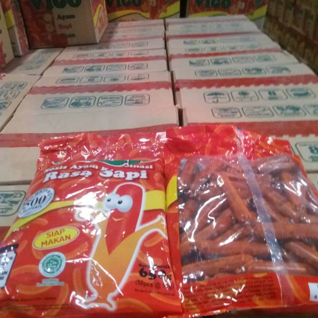 

Sosis vigo sapi isi 50 pcs