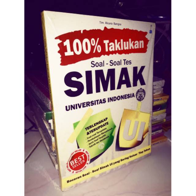Buku 100%Taklukan soal soal tes simak UI