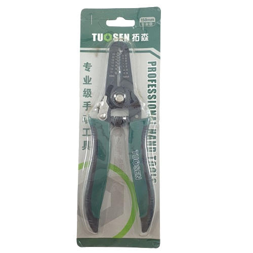 Tang Pengupas Potong Kulit Kabel 6 inch Wire Stripper Alat Kupas Cable Tuosen 150mm