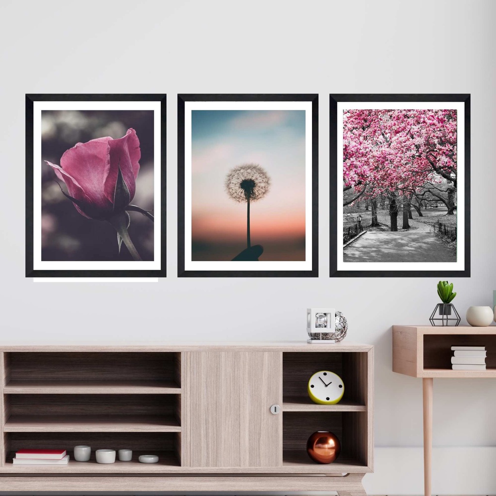 Jual Wall decor hiasan dinding 32x44 lukisan pemandangan estetik murah