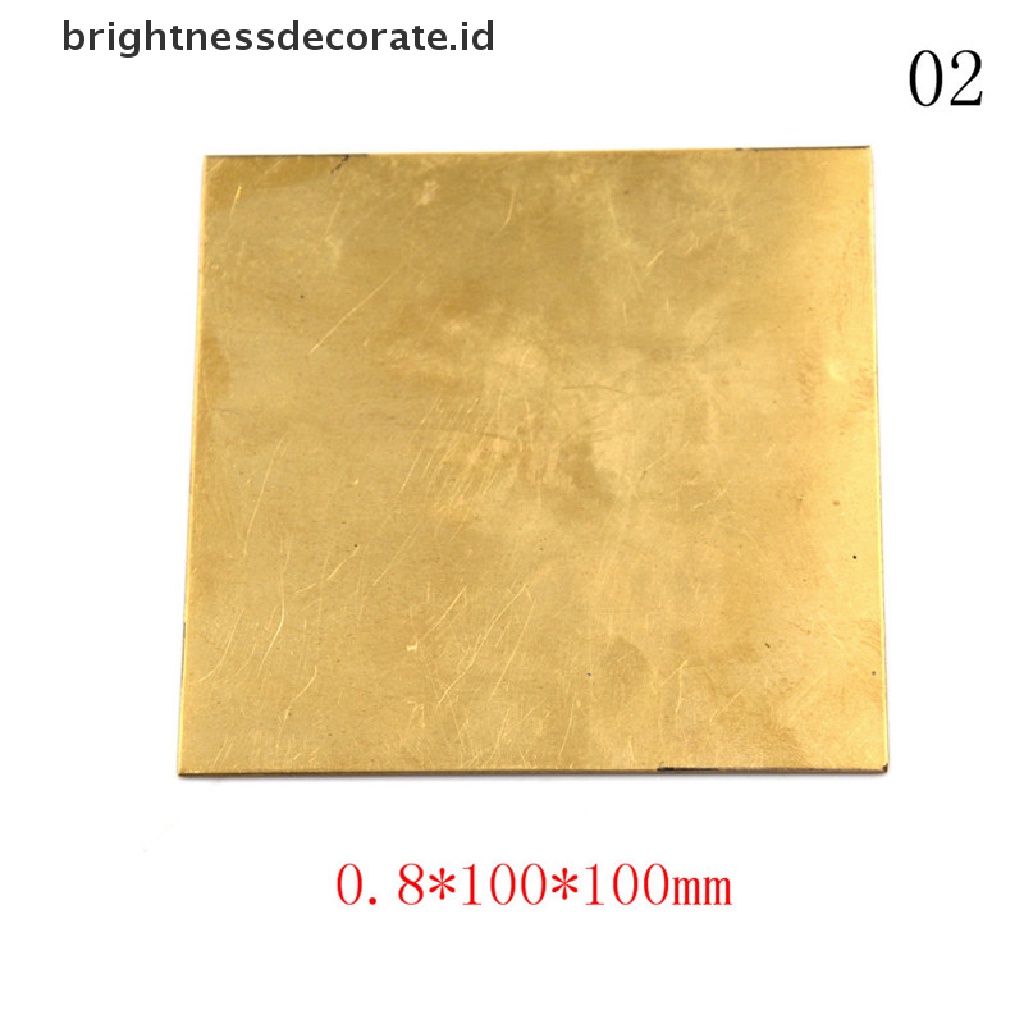 Lembaran Pelat Logam Bahan Kuningan Foil Ketebalan 0.5mm / 0.8mm / 1mm / 2mm / 100mm