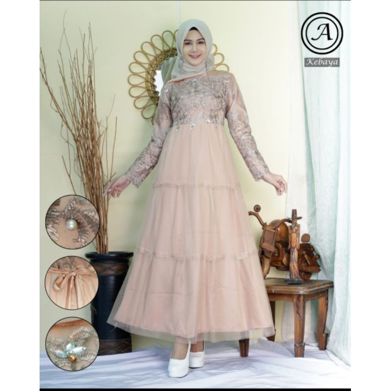 NEW REALPICT GAMIS ASSIFA/GAMIS PESTA MURAH/DRESS TERBARU/BY ASSIFA